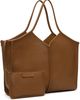 HEREU HEREU Brown Calella Medium Squared Tote - 2