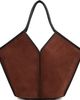 HEREU HEREU Brown Calella Suede Tote - 1