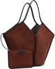 HEREU HEREU Brown Calella Suede Tote - 2