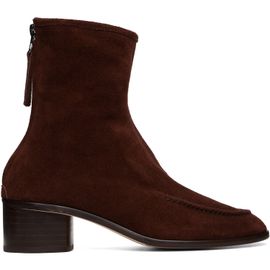 HEREU HEREU Brown Juliol Calf Suede Heeled Boots