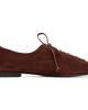 HEREU HEREU Brown Plegada Suede Oxfords - 1