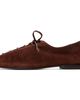 HEREU HEREU Brown Plegada Suede Oxfords - 3