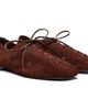 HEREU HEREU Brown Plegada Suede Oxfords - 4