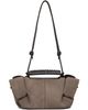 HEREU HEREU Gray Arta Mini Suede Bag - 1