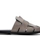 HEREU HEREU Gray Dira Slim Suede Mule Loafers - 1