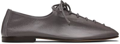 HEREU HEREU Gray Plegada Supple Shiny Derbys