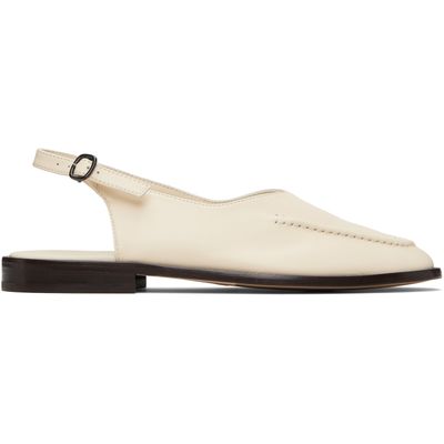 HEREU HEREU Off-White Juliol Slingback Flats