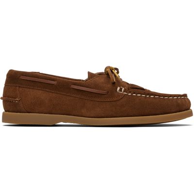 HEREU HEREU Tan Saler Nautic Suede Boat Shoes