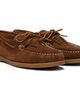HEREU HEREU Tan Saler Nautic Suede Boat Shoes - 4