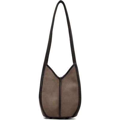 HEREU HEREU Taupe Calella Bucket Suede Bag