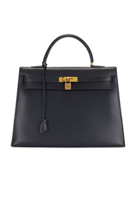 hermes Hermes 1977 Box Kelly 35 Handbag