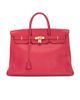 hermes Hermes 1992 Fjord Birkin 40 Retourne Handbag - 1