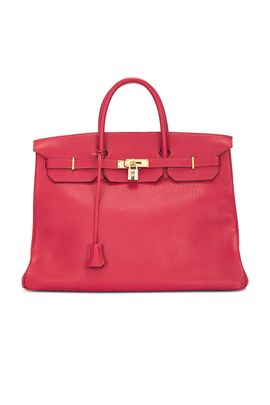 hermes Hermes 1992 Fjord Birkin 40 Retourne Handbag