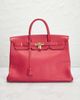 hermes Hermes 1992 Fjord Birkin 40 Retourne Handbag - 2