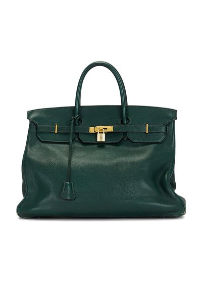 hermes Hermes 1992 Togo Birkin 40 Retourne Handbag