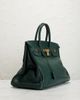 hermes Hermes 1992 Togo Birkin 40 Retourne Handbag - 4