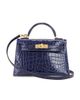 hermes Hermes Alligator Kelly 20 Sellier Handbag - 1