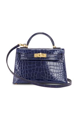 hermes Hermes Alligator Kelly 20 Sellier Handbag
