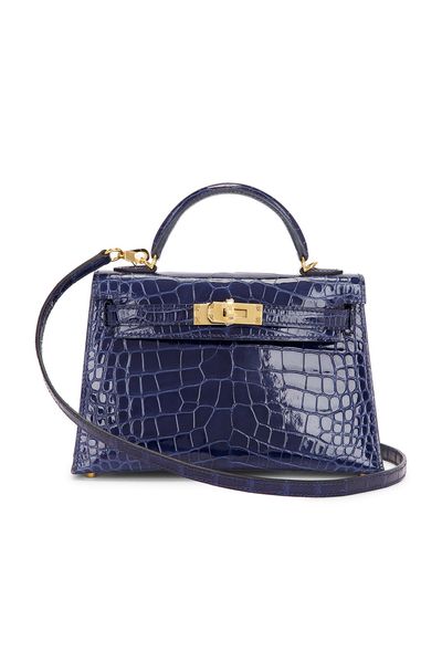 hermes Hermes Alligator Kelly 20 Sellier Handbag