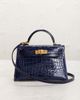hermes Hermes Alligator Kelly 20 Sellier Handbag - 2