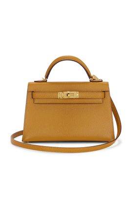 hermes Hermes Chevre Mysore  Kelly Verso 20 Sellier Handbag
