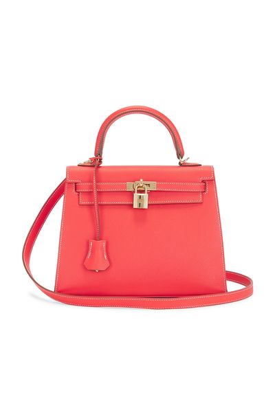 hermes Hermes Epsom Verso Kelly 25 Sellier Handbag
