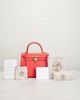 hermes Hermes Epsom Verso Kelly 25 Sellier Handbag - 8