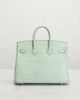 hermes Hermes Matte Alligator Birkin 25 Handbag - 3