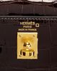 hermes Hermes Shiny Alligator Kelly 25 Sellier Handbag - 5