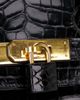 hermes Hermes Shiny Porosus Crocodile Birkin 35 Handbag - 5