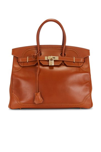 hermes Hermes Tadelakt Ghillies Birkin 35 Handbag