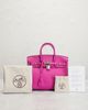 hermes Hermes Taurillon Clemence Birkin 25 Retourne Handbag - 9