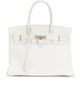 hermes Hermes Taurillon Clemence Birkin 30 Retourne Handbag - 1
