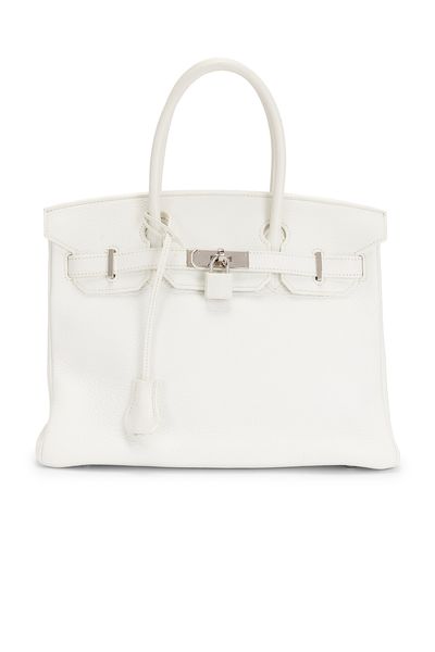 hermes Hermes Taurillon Clemence Birkin 30 Retourne Handbag