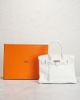 hermes Hermes Taurillon Clemence Birkin 30 Retourne Handbag - 10