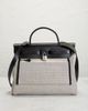 hermes Hermes Toile & Leather Pegase Pop Herbag Zip  31 Handbag - 3