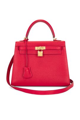 hermes Hermes Veau Epsom Kelly 25 Handbag