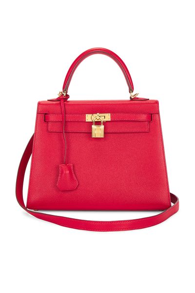 hermes Hermes Veau Epsom Kelly 25 Handbag