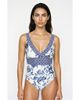 Hermoza Hermoza Dani V Neck Sculpting One Piece Swimsuit - 1