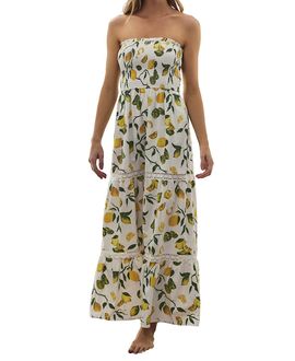 Hermoza Hermoza Dominique Smoked Long Cover-Up Dress