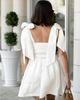 Hermoza Hermoza Esmae Linen Bow Mini Dress - 2