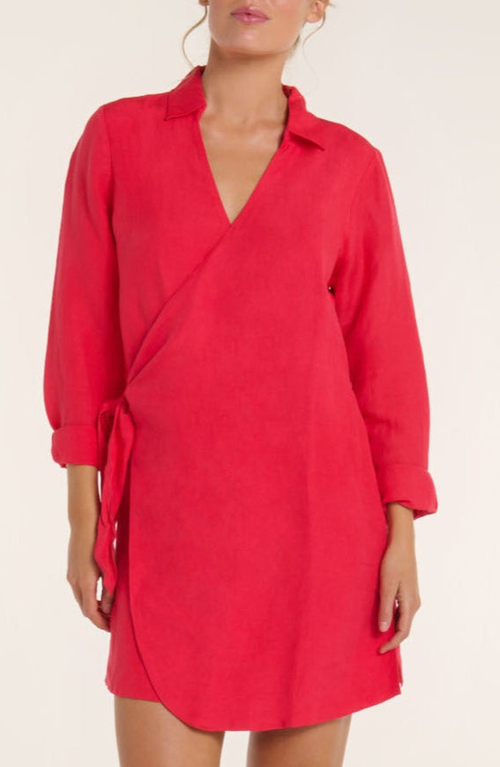 Hermoza Hermoza Isla Wrap Cover-Up Dress