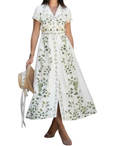 Hermoza Hermoza Lucy Collar Midi Dress