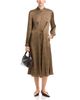 Herno Herno Check Print Tie Waist Satin Dress - 2