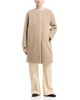 Herno Herno Collarless Wool-Blend Teddy Long Coat - 3