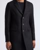 Herno Herno Diagonal Wool Blend Topcoat with Removable Bib - 2