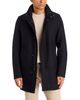 Herno Herno Diagonal Wool Topcoat w/ Removable Fur Collar - 3