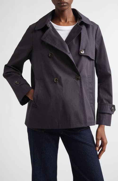 Herno Herno Double Breasted Hooded Short Trench Coat