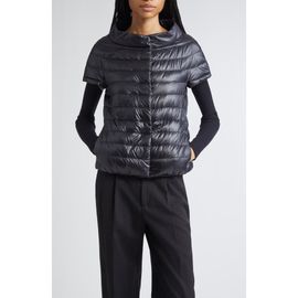 Herno Herno Emilia Cap Sleeve Quilted Down Jacket