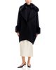 Herno Herno Faux Fur Collar Wool-Blend Velour Coat - 3